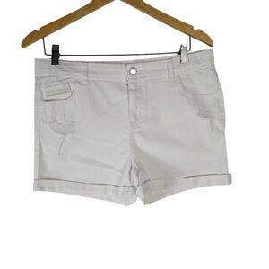Wonder Nation White Denim Shorts  Size 16 PlusDistressed